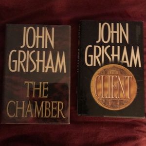 Two John Grisham 1st Edition Books Good Condition